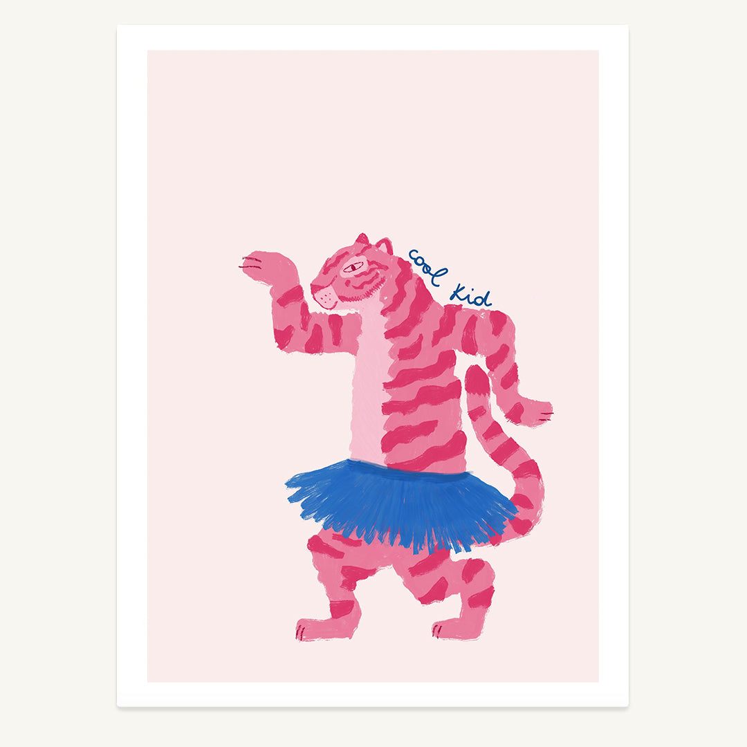 Dancing Tiger Print