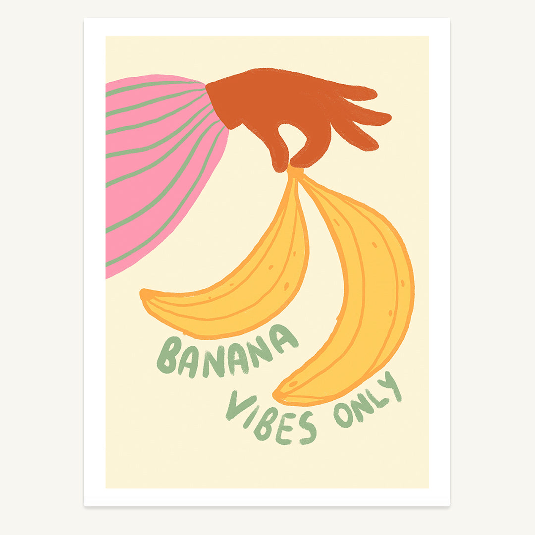 Banana Vibes Print