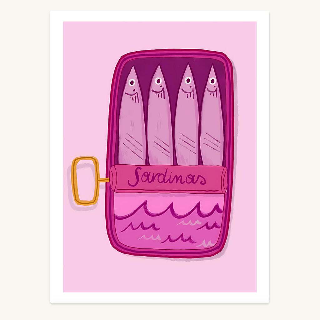 Pink Sardines Print