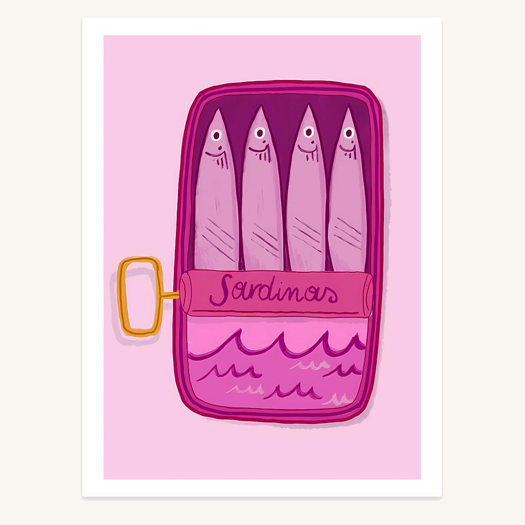 Pink Sardines Print