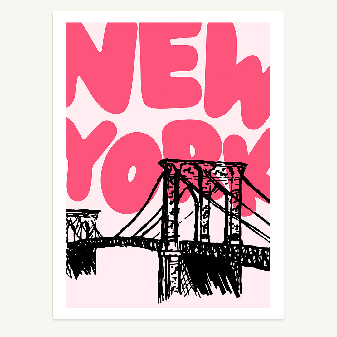 New York Bridge Print