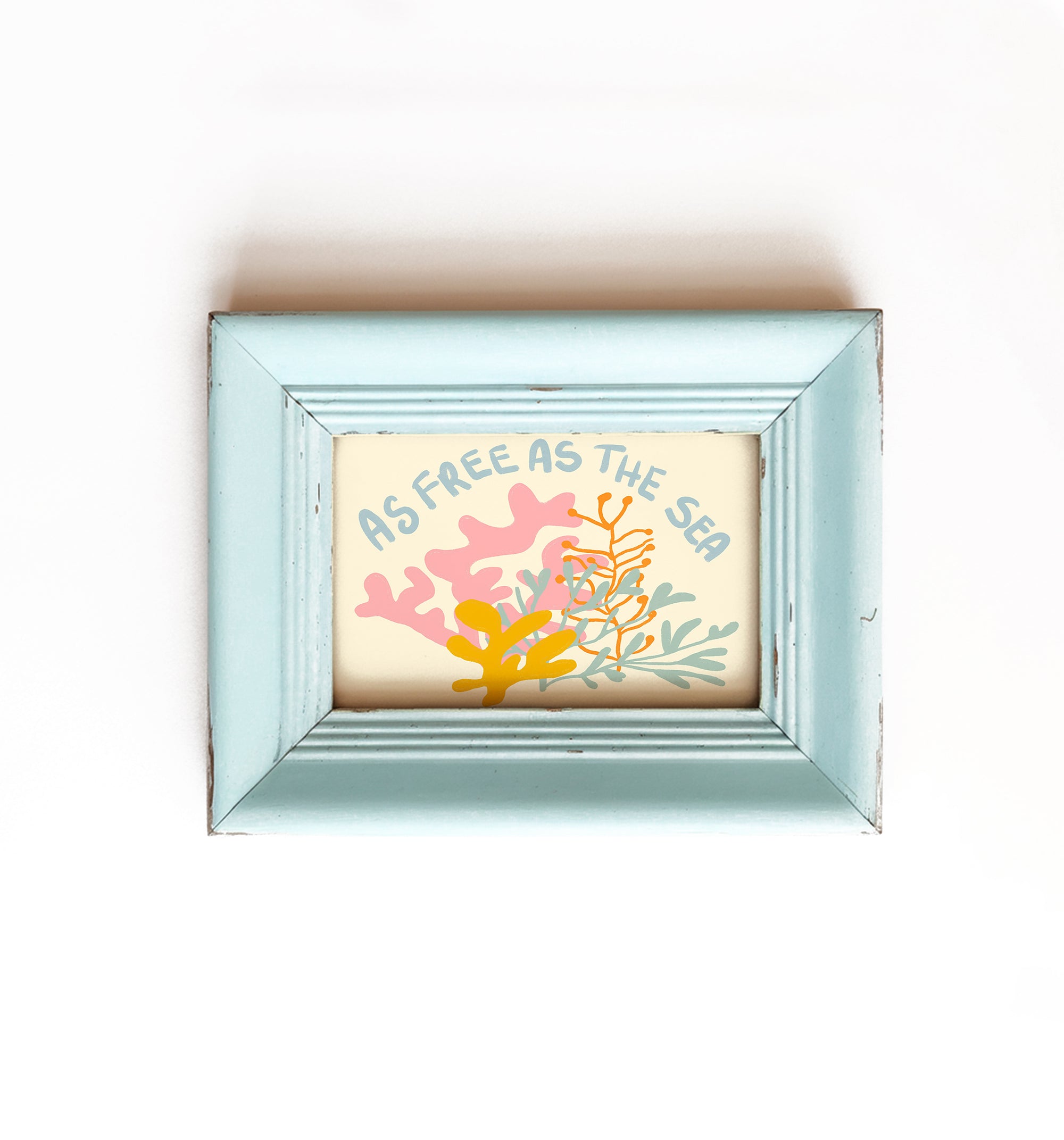 Free as The Sea Print