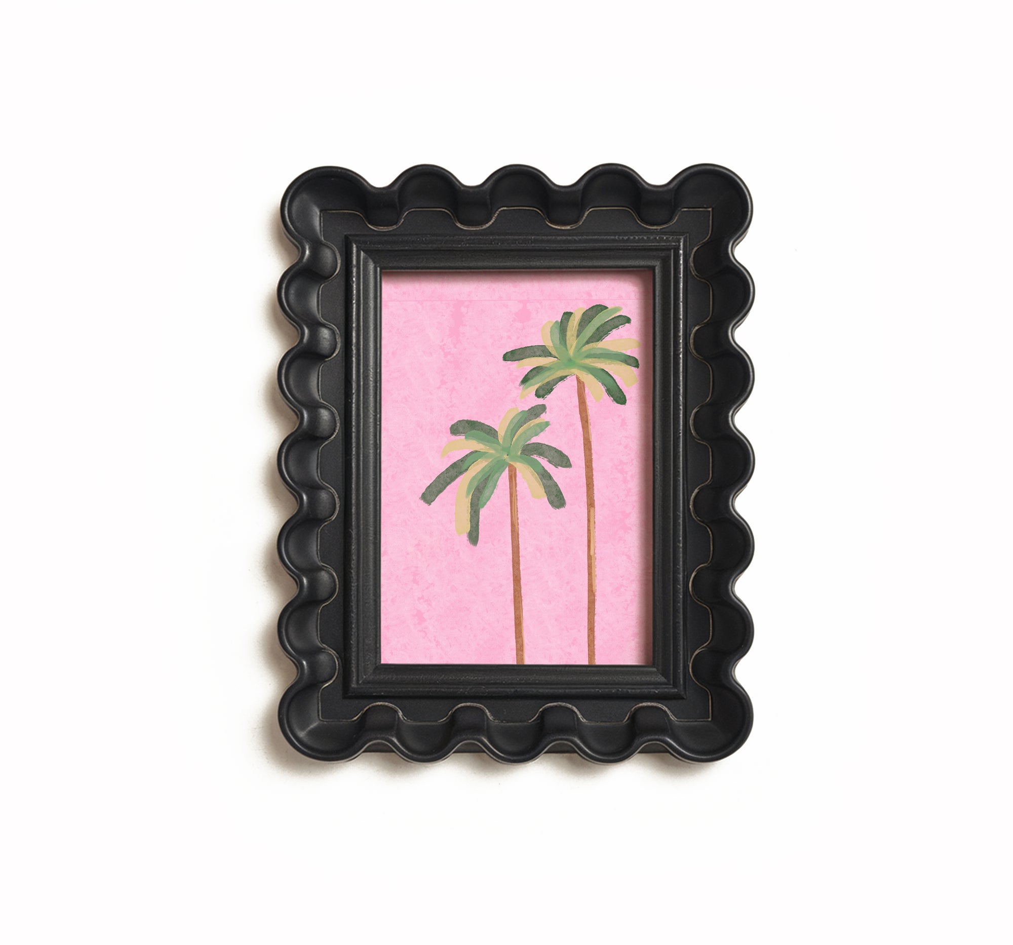 Pink Palm Trees Print