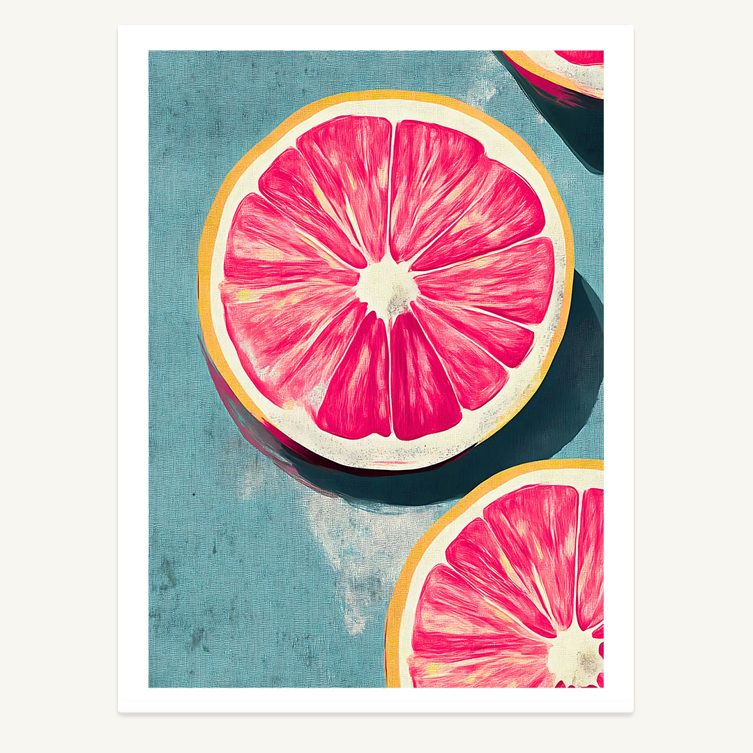 Pink Grapefruit Print