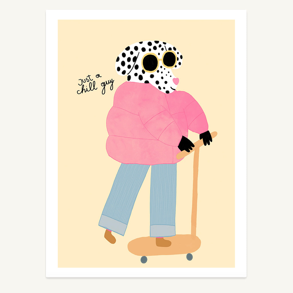 Scooter Dog Print
