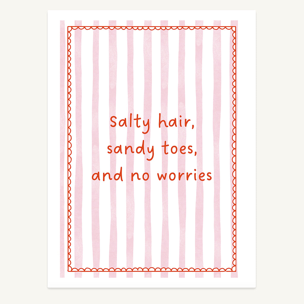 No Worries Print
