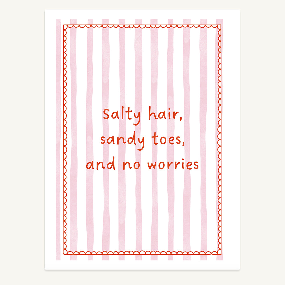No Worries Print
