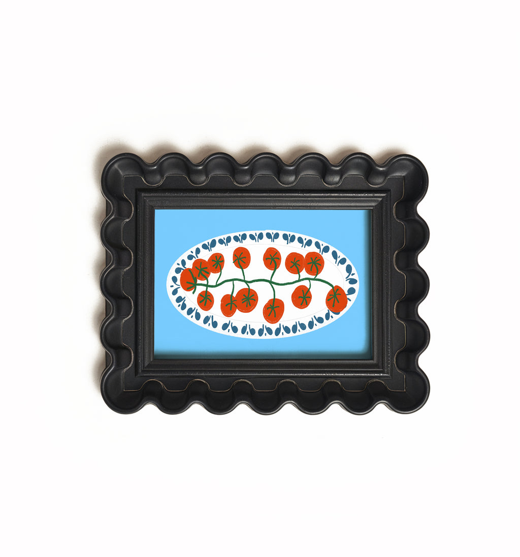 Tomato Plate Print