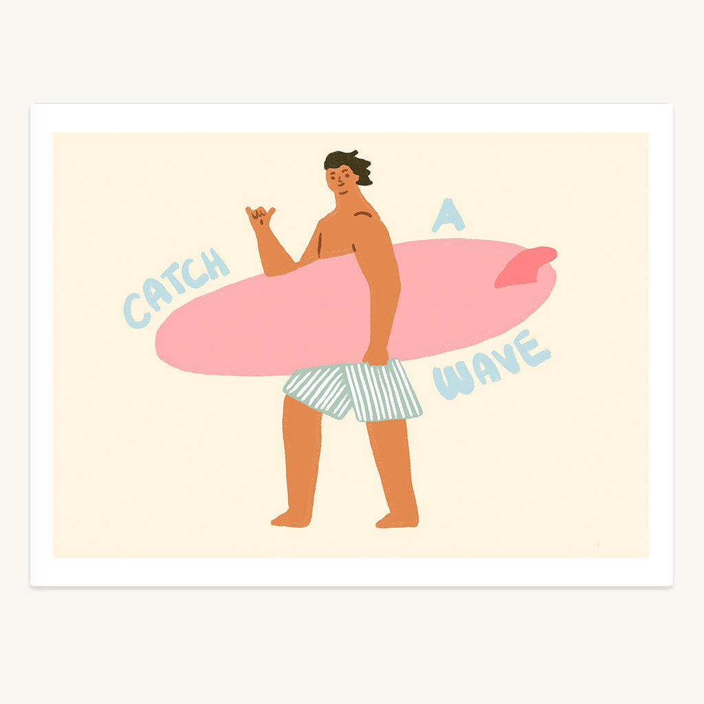 Catch a Wave Print