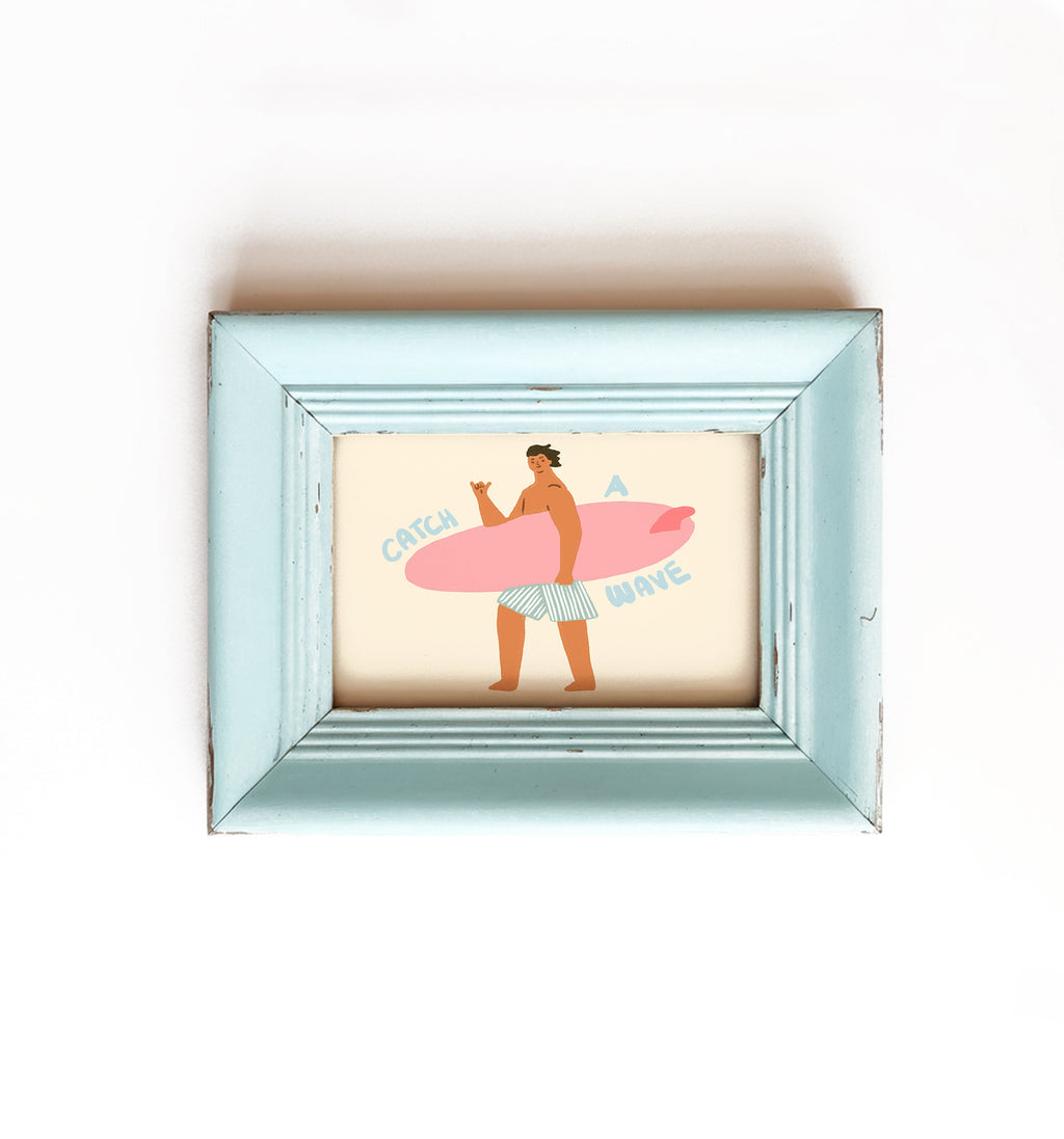Catch a Wave Print