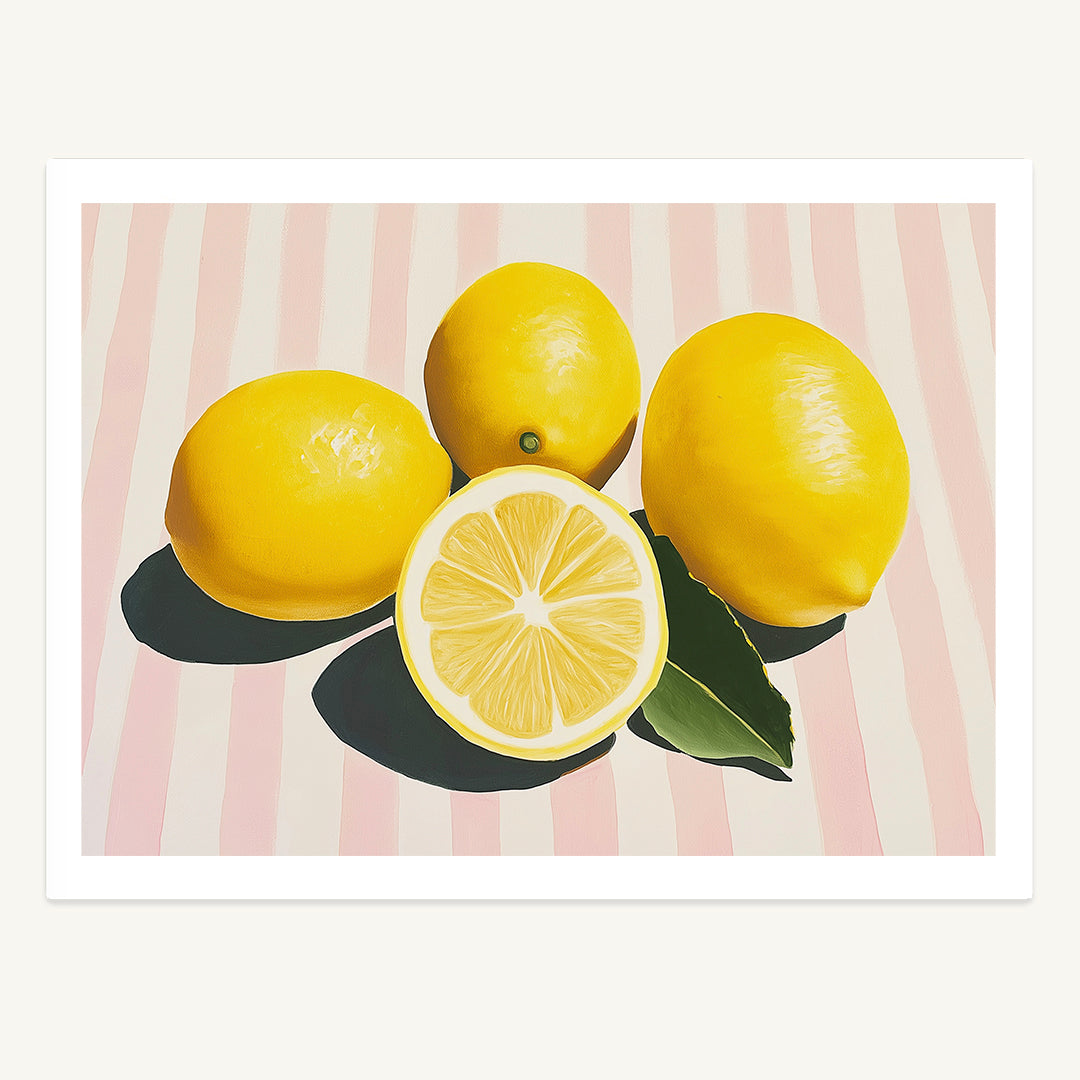 Lemon Table Print