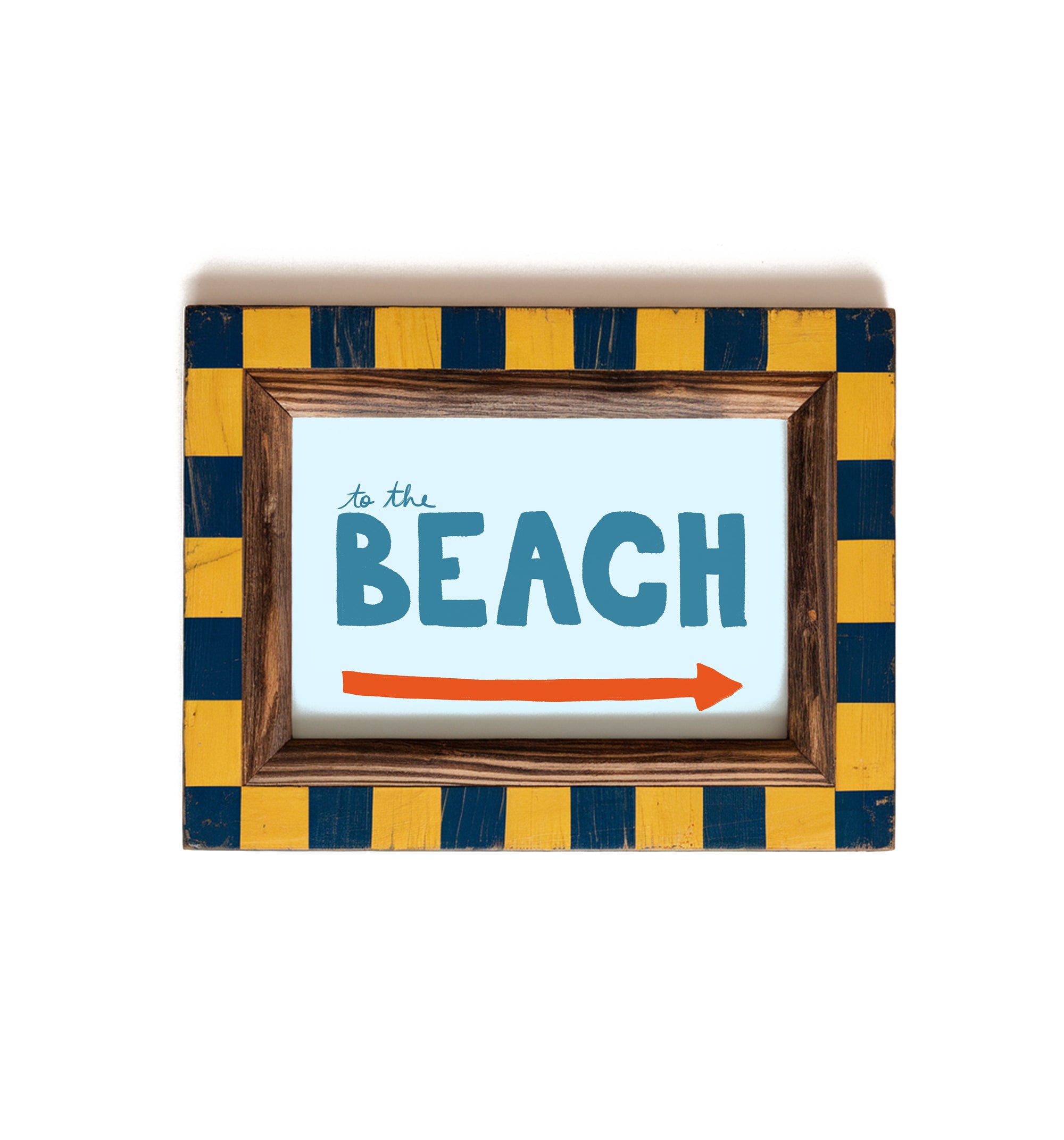 To The Beach Print