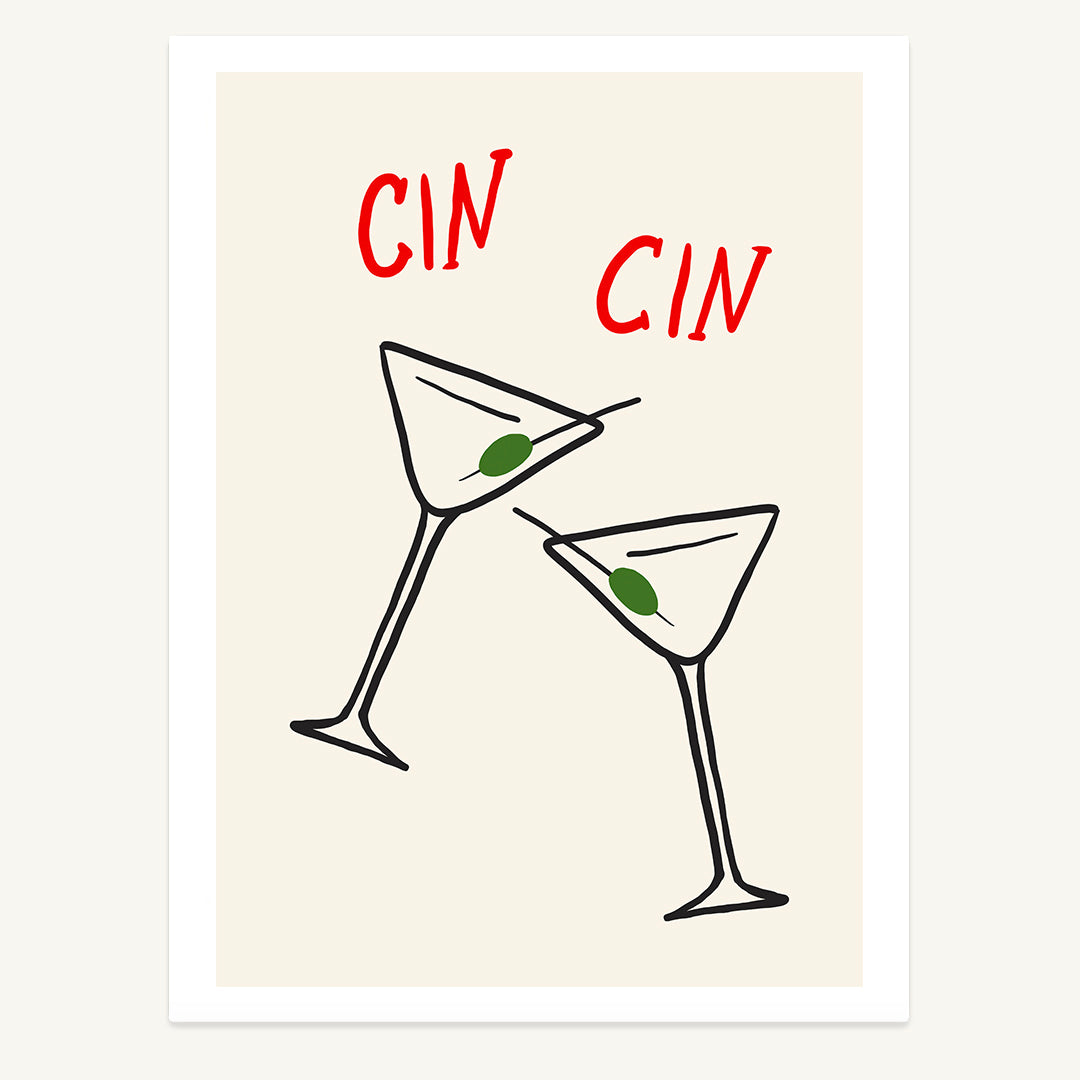 Martini Glass Print