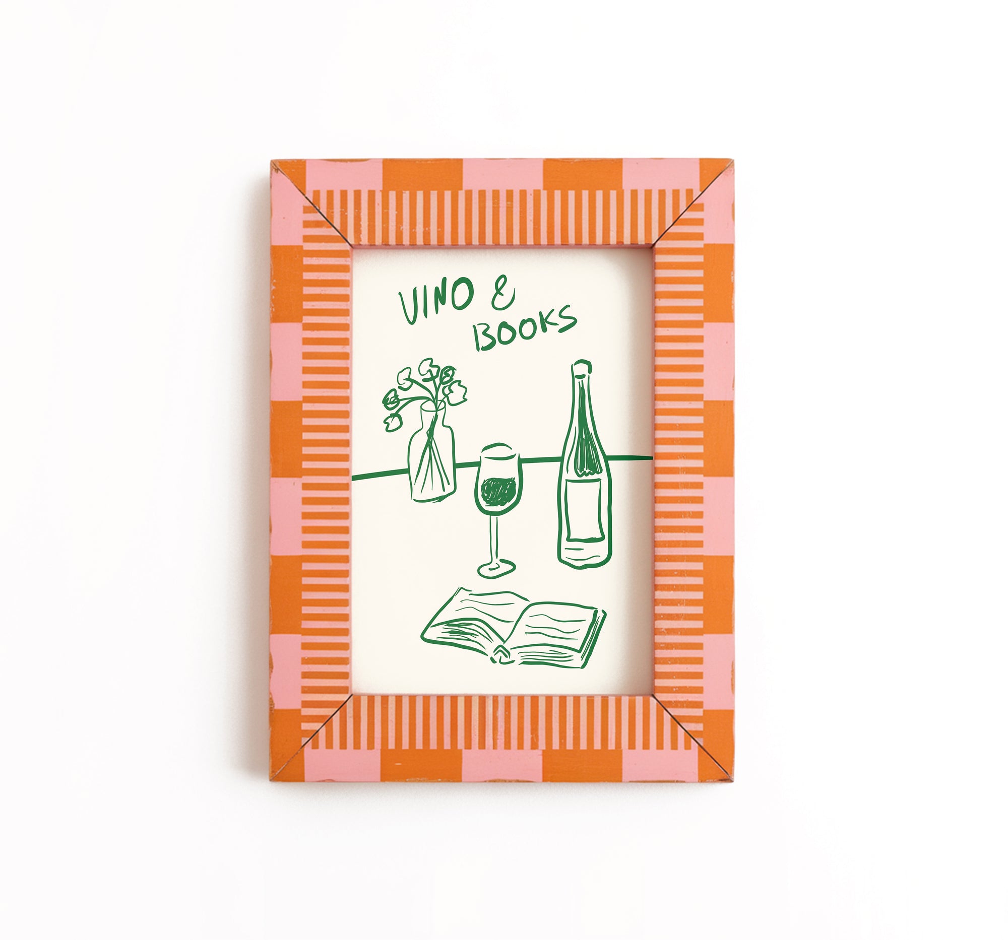 Vino & Books Print