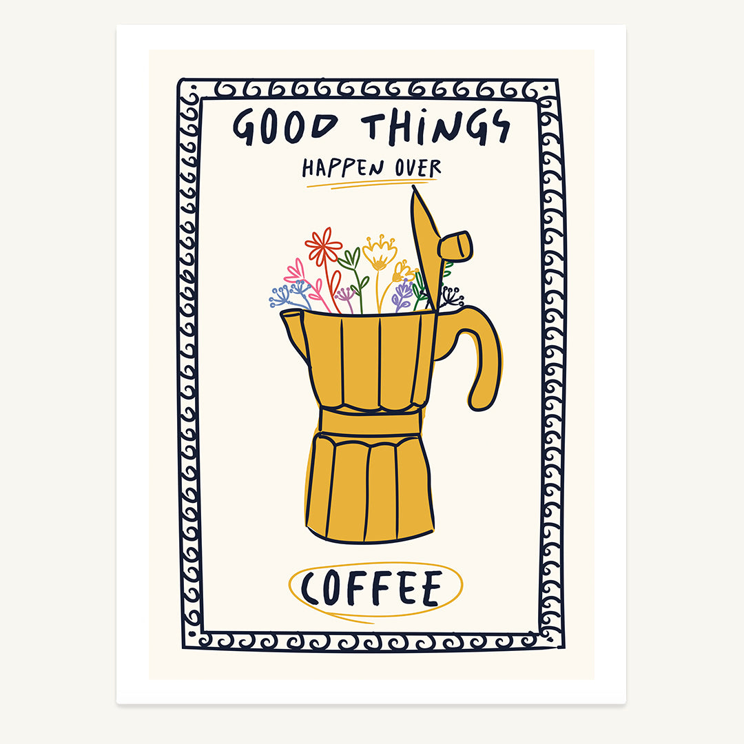 Good Things Coffee Print