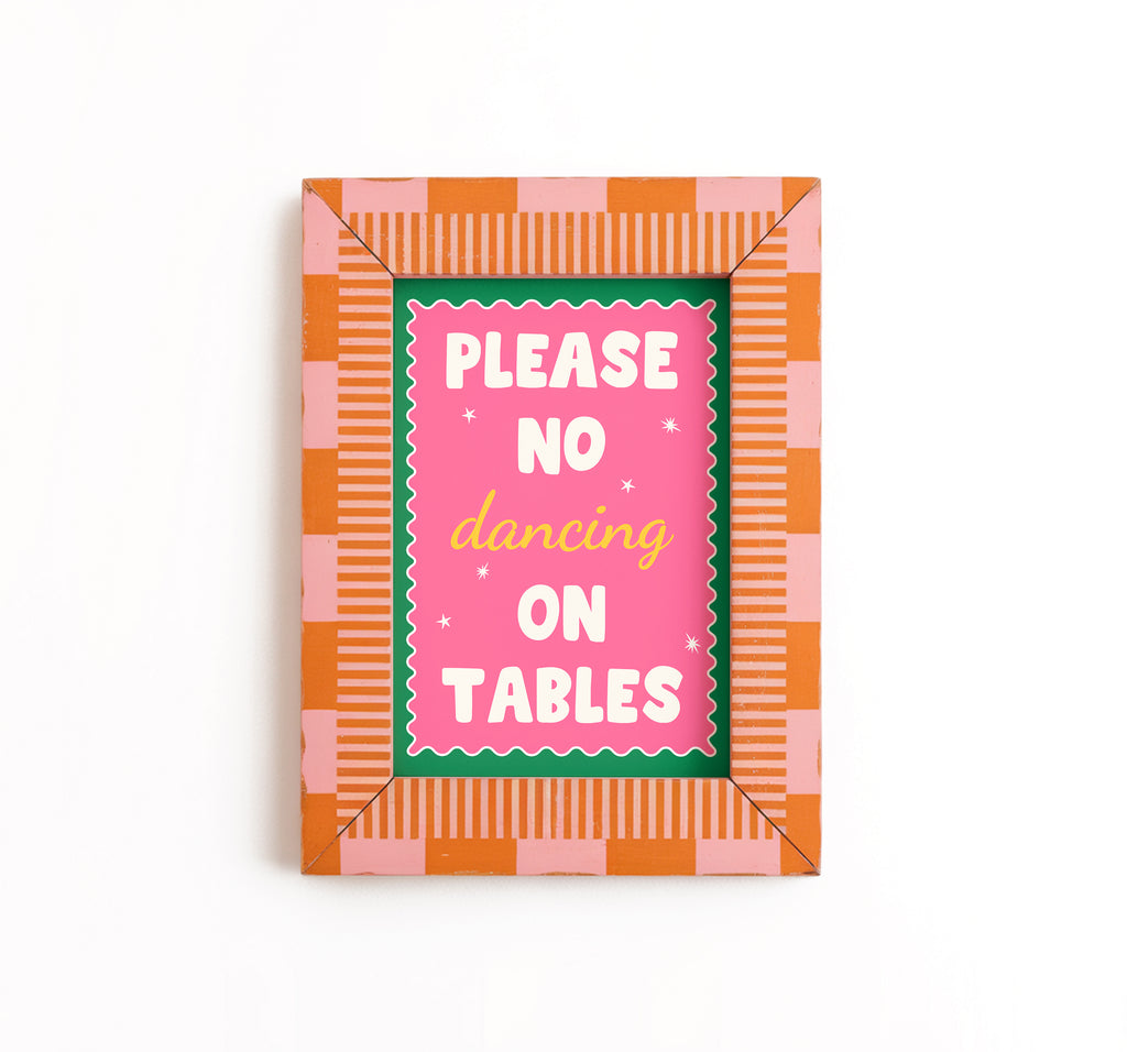 No Dancing Print