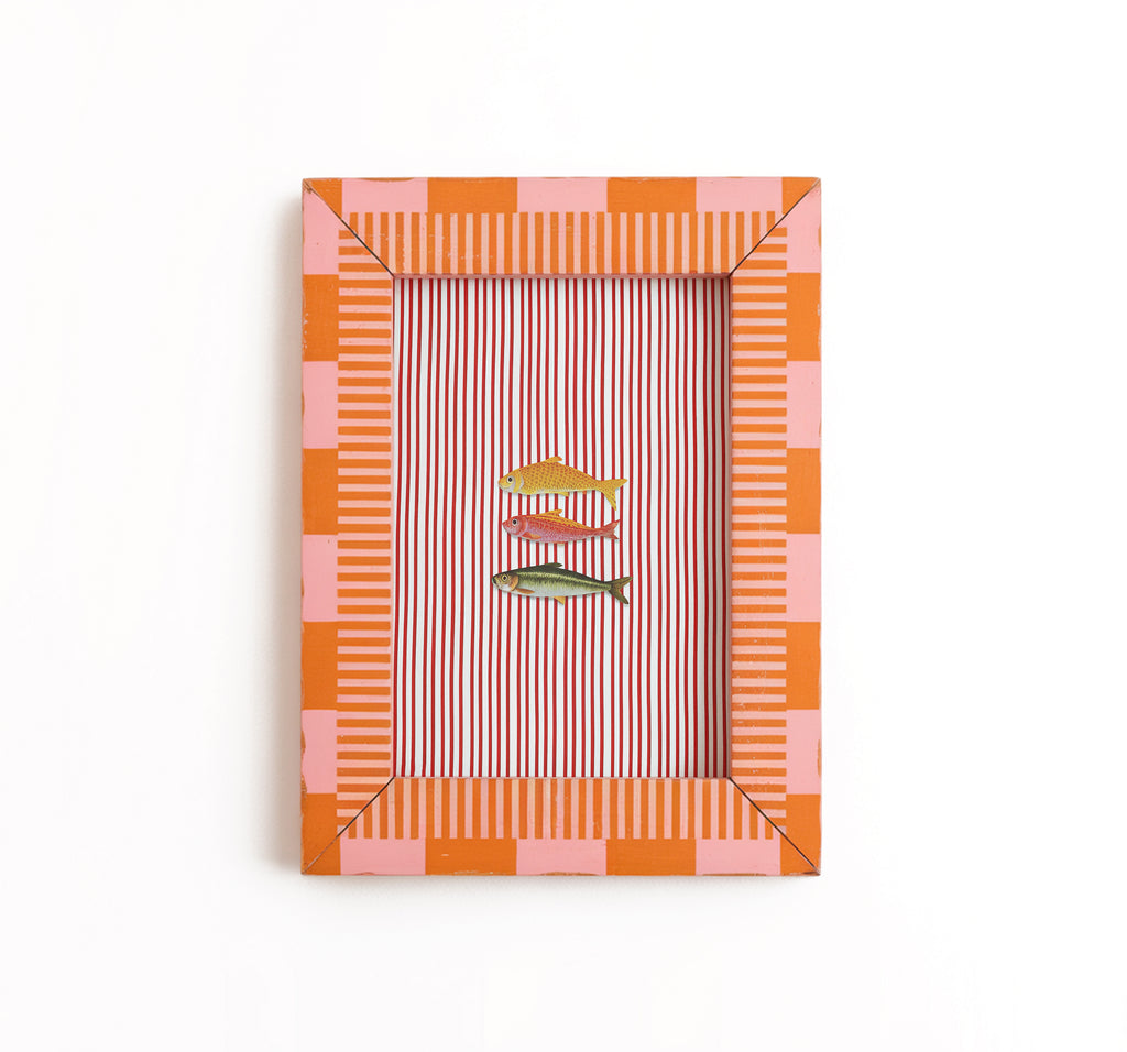 Three Stripped Fish Print