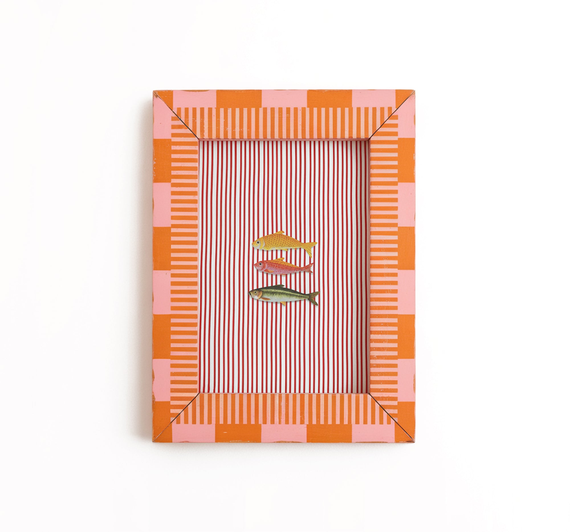 Three Stripped Fish Print