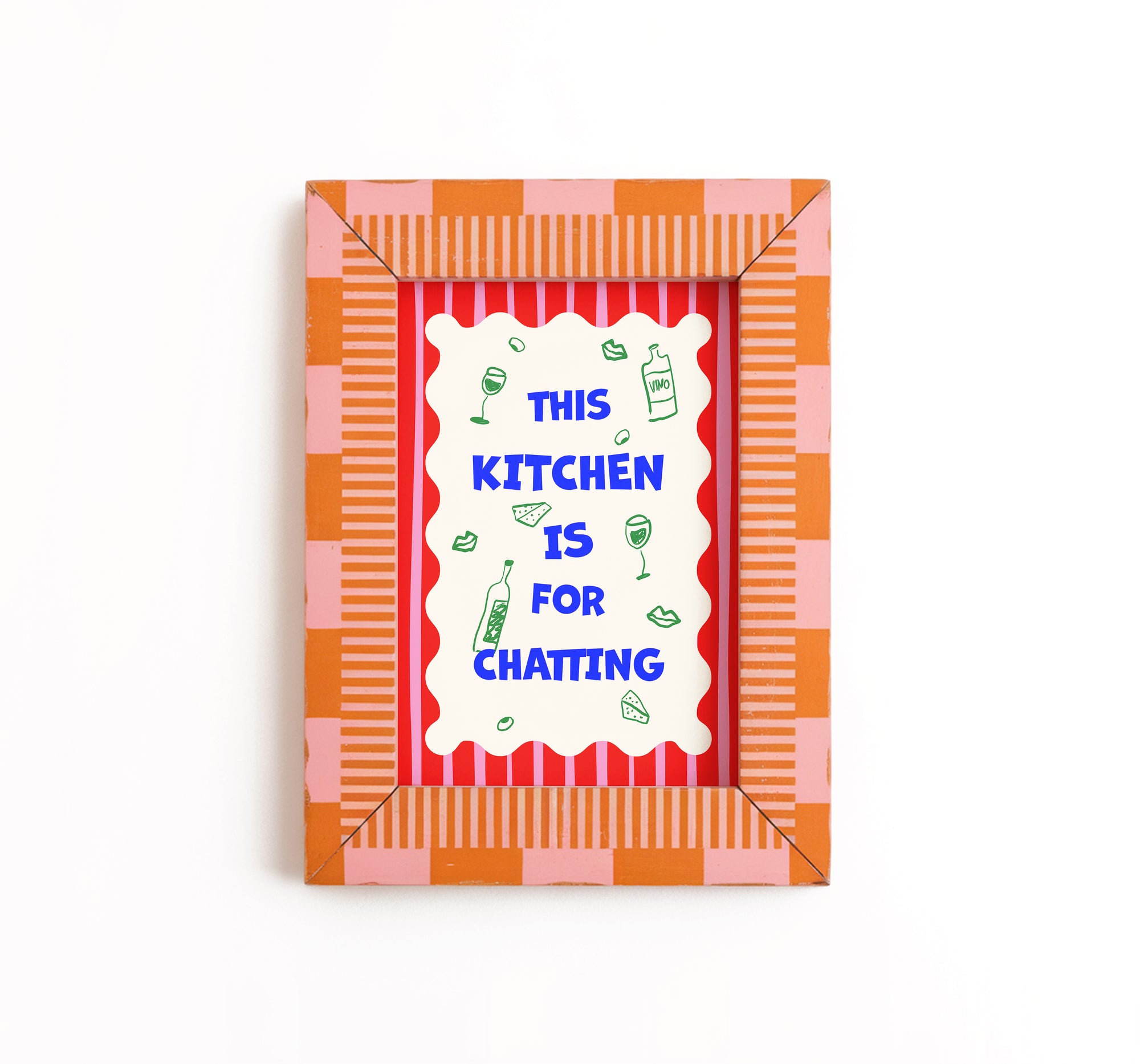 Chatty Kitchen Print