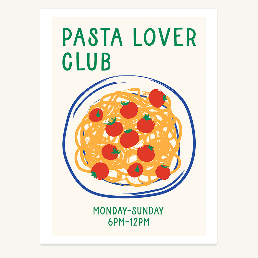 Pasta Club Print